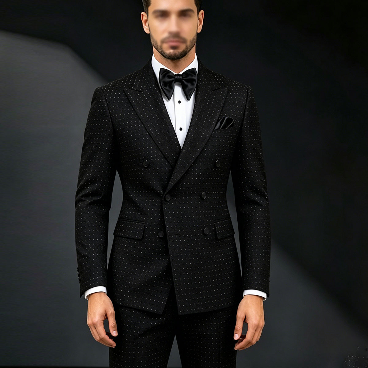Men Grooming Outfit - Customized Luxury Metal Embellished Men Suits
