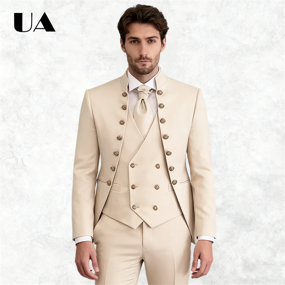 Men Grooming Outfit - Wedding Groom Suit for Men, Africa