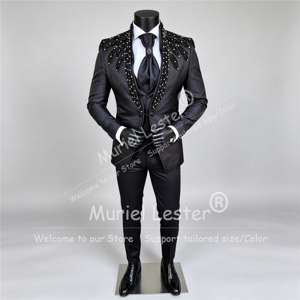 Men Grooming Outfit - Italian Design Men Suits Set For