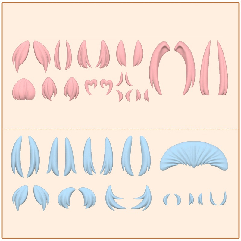 Clay Bangs Silicone Mold Handm - Pomade Hair Clay ulasan dan harga