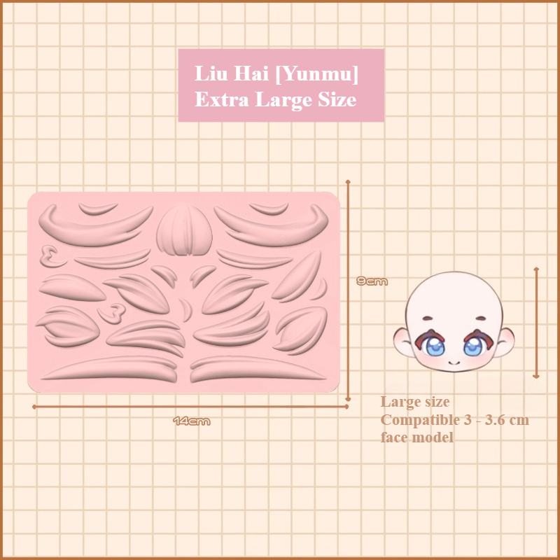 Clay Bangs Silicone Mold Handm - Pomade Hair Clay ulasan dan harga