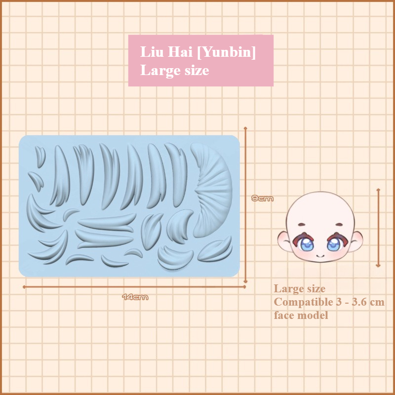 Clay Bangs Silicone Mold Handm - Pomade Hair Clay ulasan dan harga