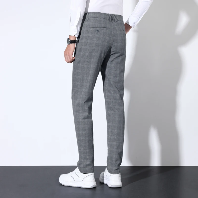 Cotton Plaid Striped Classic S - Men Grooming Outfit ulasan dan harga