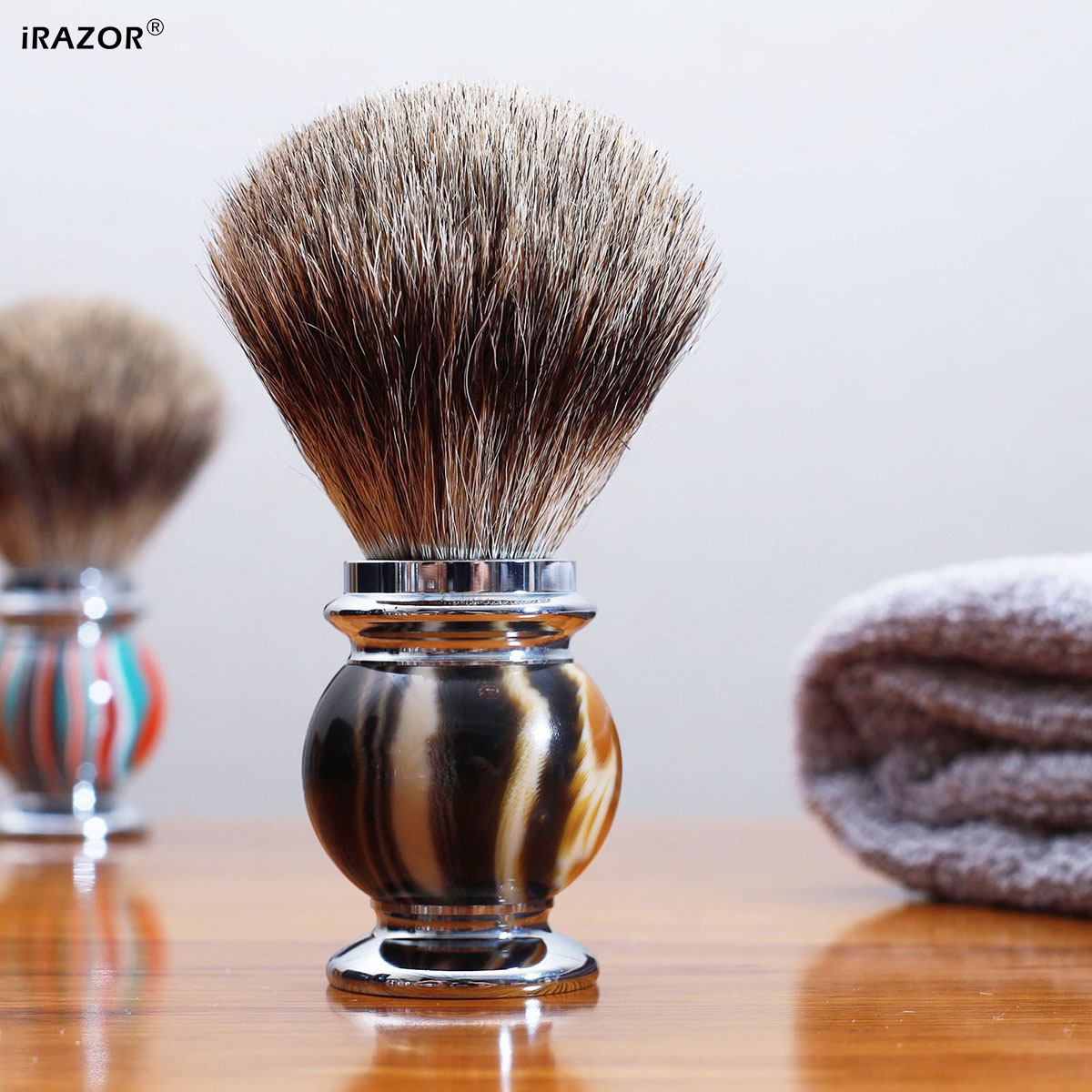 iRAZOR Silvertip Shaving Brush - Men'S Grooming Product ulasan dan harga