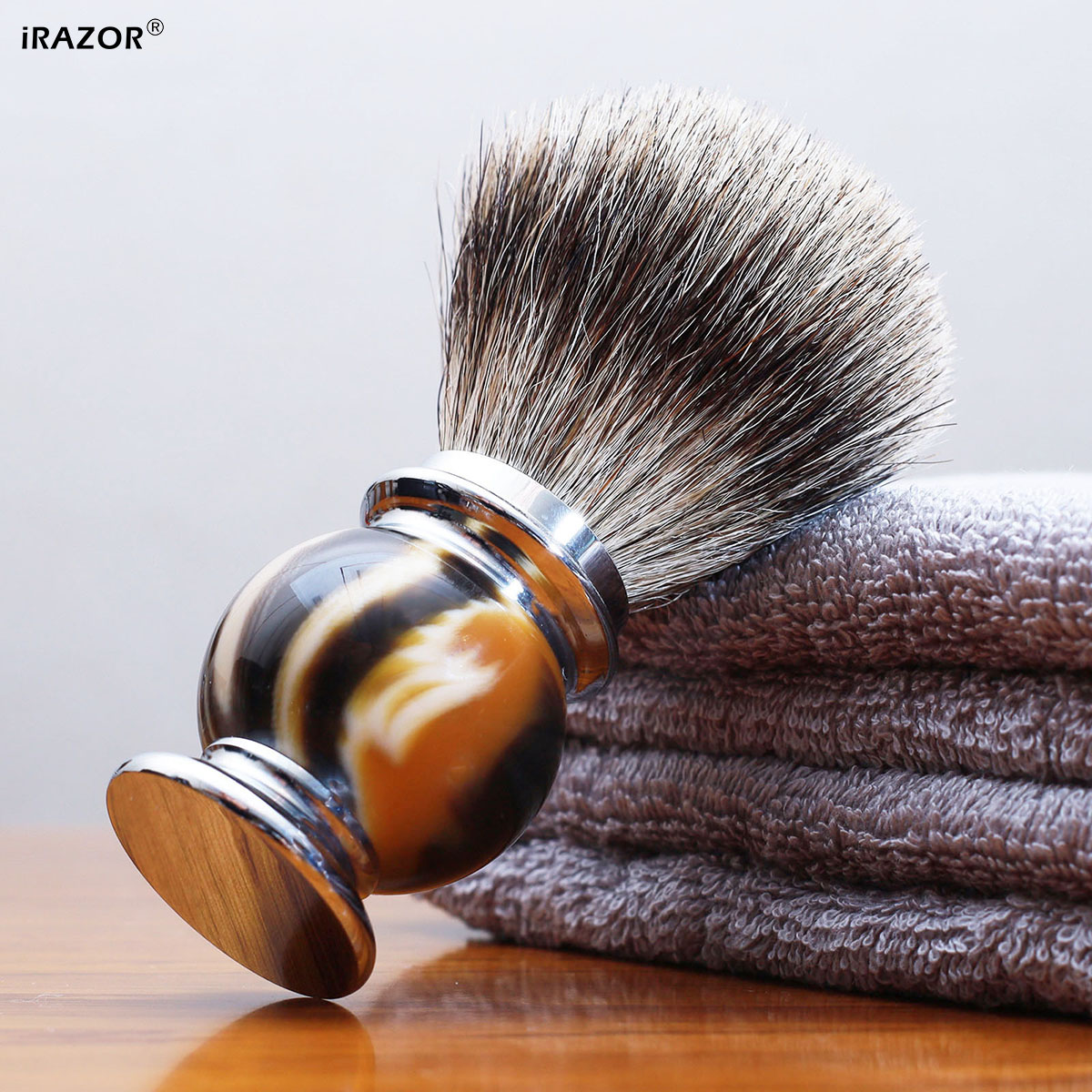 iRAZOR Silvertip Shaving Brush - Men'S Grooming Product ulasan dan harga