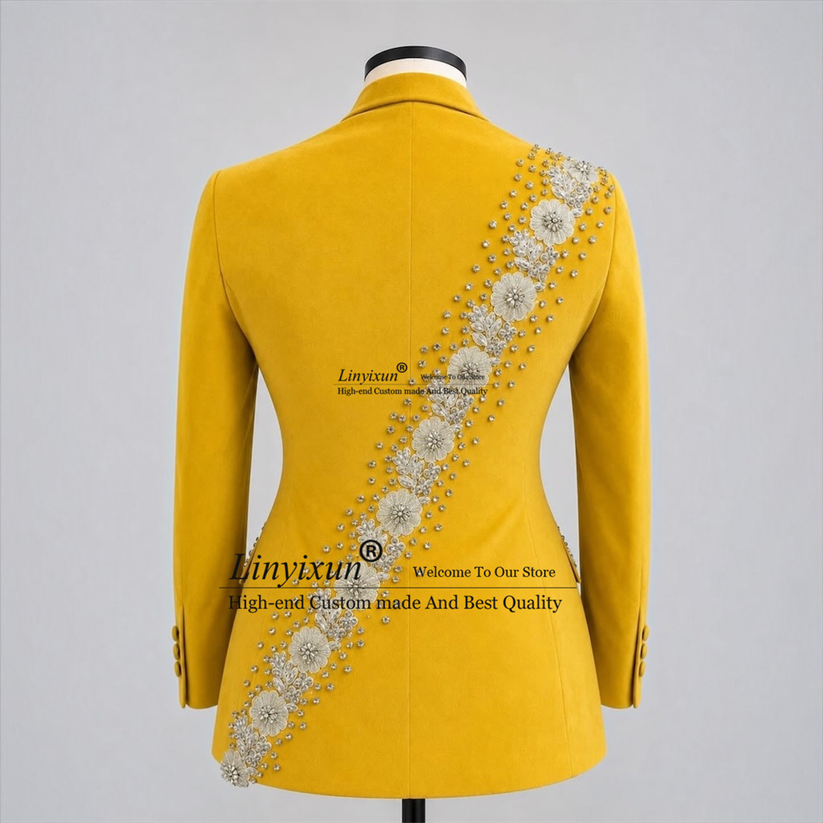 Fashion 3D Floars Men Suits Wi - Men Grooming Outfit ulasan dan harga