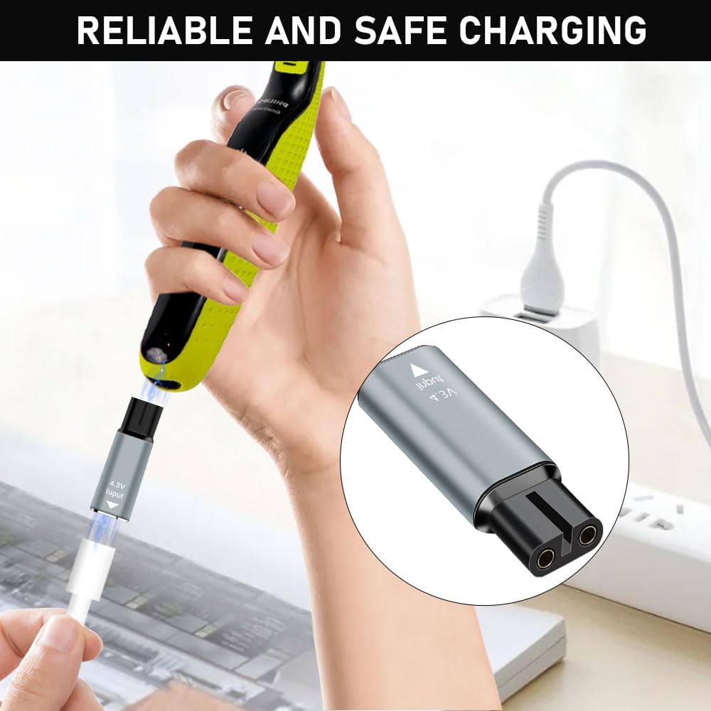 4.3V Type-C Shaver Adapter Cha - Men'S Grooming Trimmer ulasan dan harga