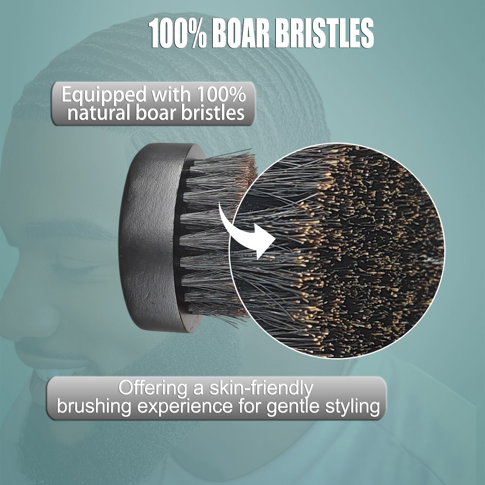 Round Beard Brush for Men – 10 - Men'S Grooming Product ulasan dan harga