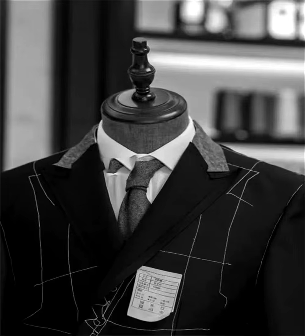 Grey/Black Striped Mens Suits  - Men Grooming Outfit ulasan dan harga