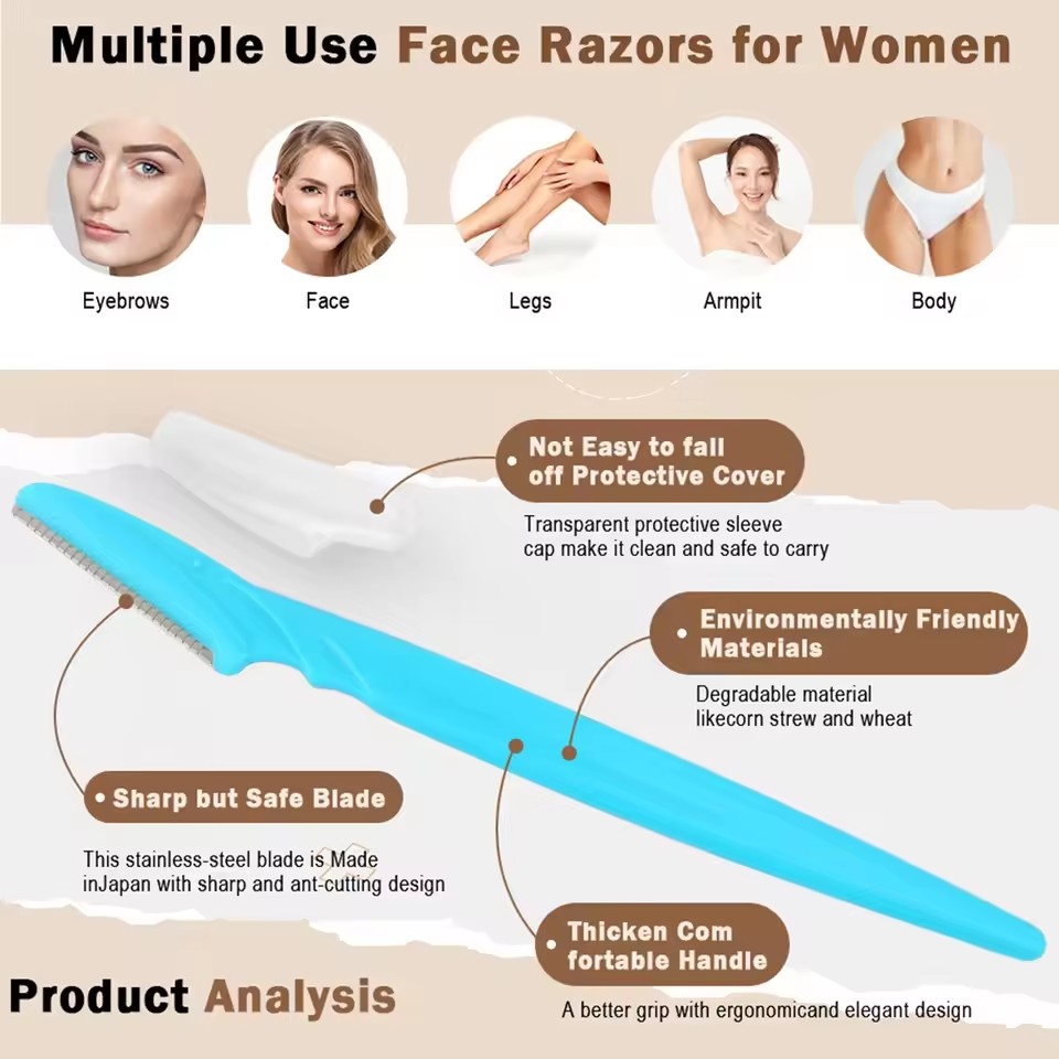 5/10/30/40pcsbrow Razor and Fa - Men'S Face Grooming ulasan dan harga