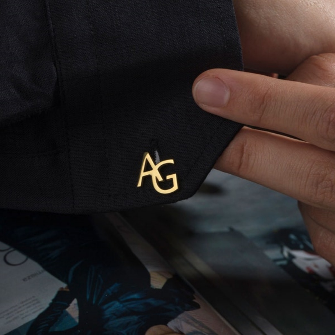 Custom Name Cufflinks for Men  - Men Grooming Outfit ulasan dan harga