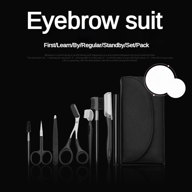 8Pcs eyebrow grooming kit with - Men'S Grooming Product ulasan dan harga