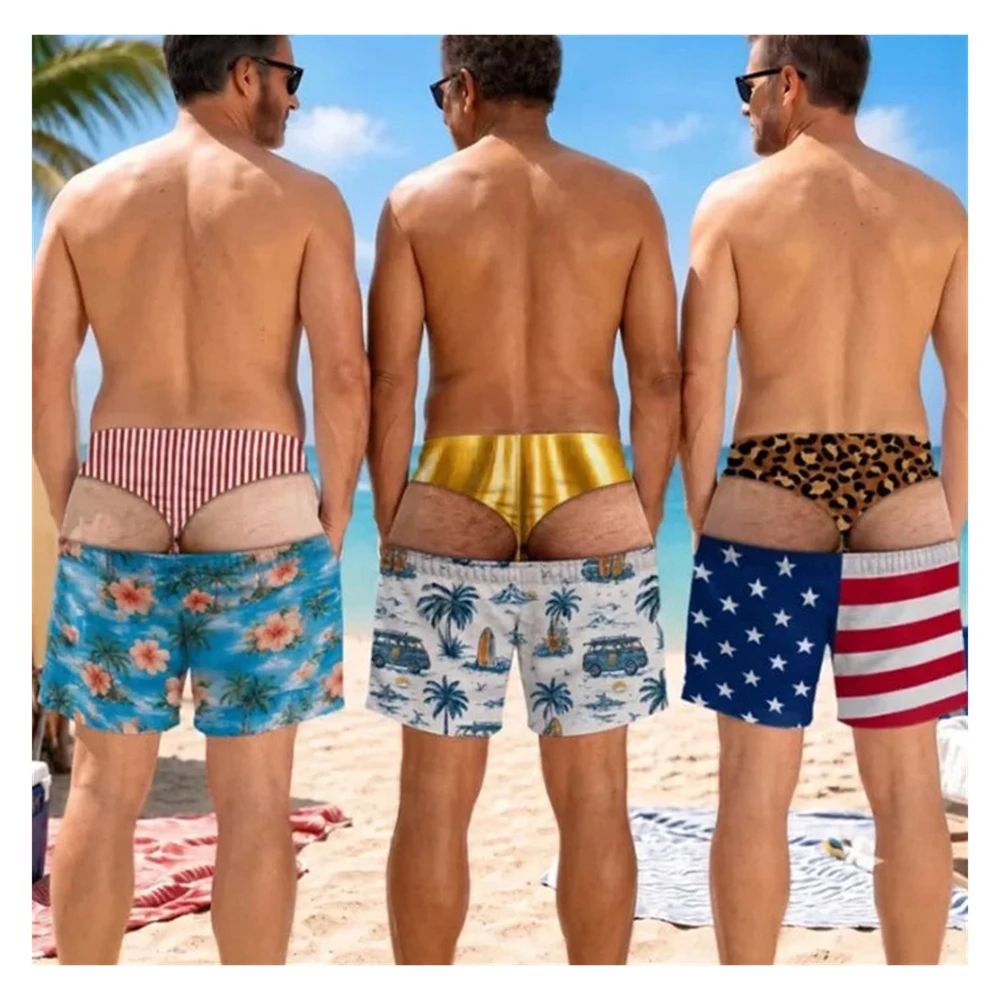 Men Fun Hip Print Swim Trunks, - Men'S Grooming Product ulasan dan harga