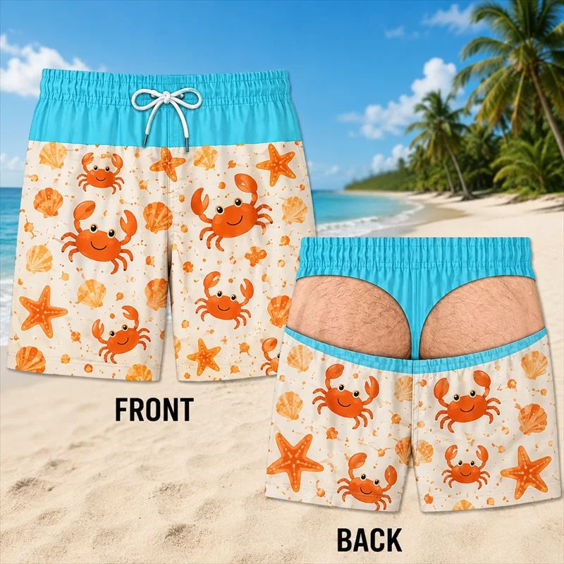 2026 Men Fun Hip Print Swim Tr - Men'S Grooming Product ulasan dan harga