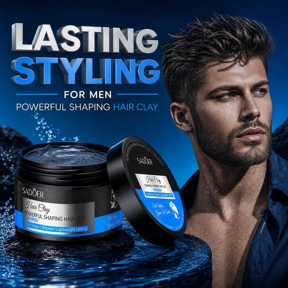 Men's Hair Styling Clay Strong - Pomade Hair Clay ulasan dan harga
