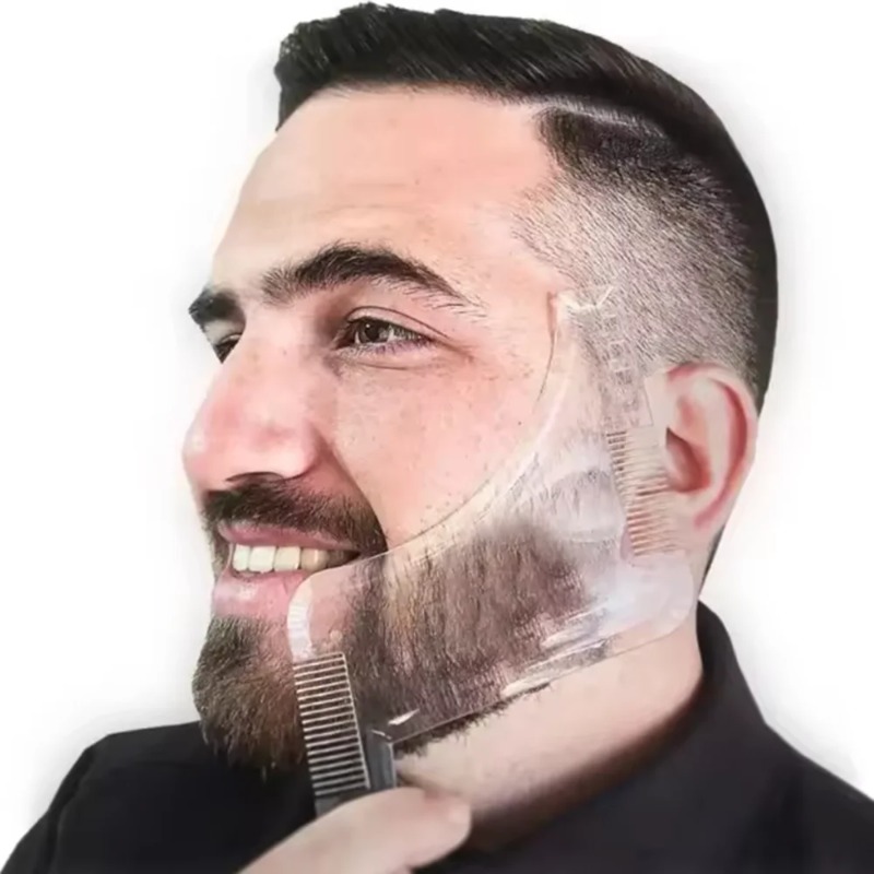 1PC Men Beard Shaping Template - Men'S Grooming Product ulasan dan harga