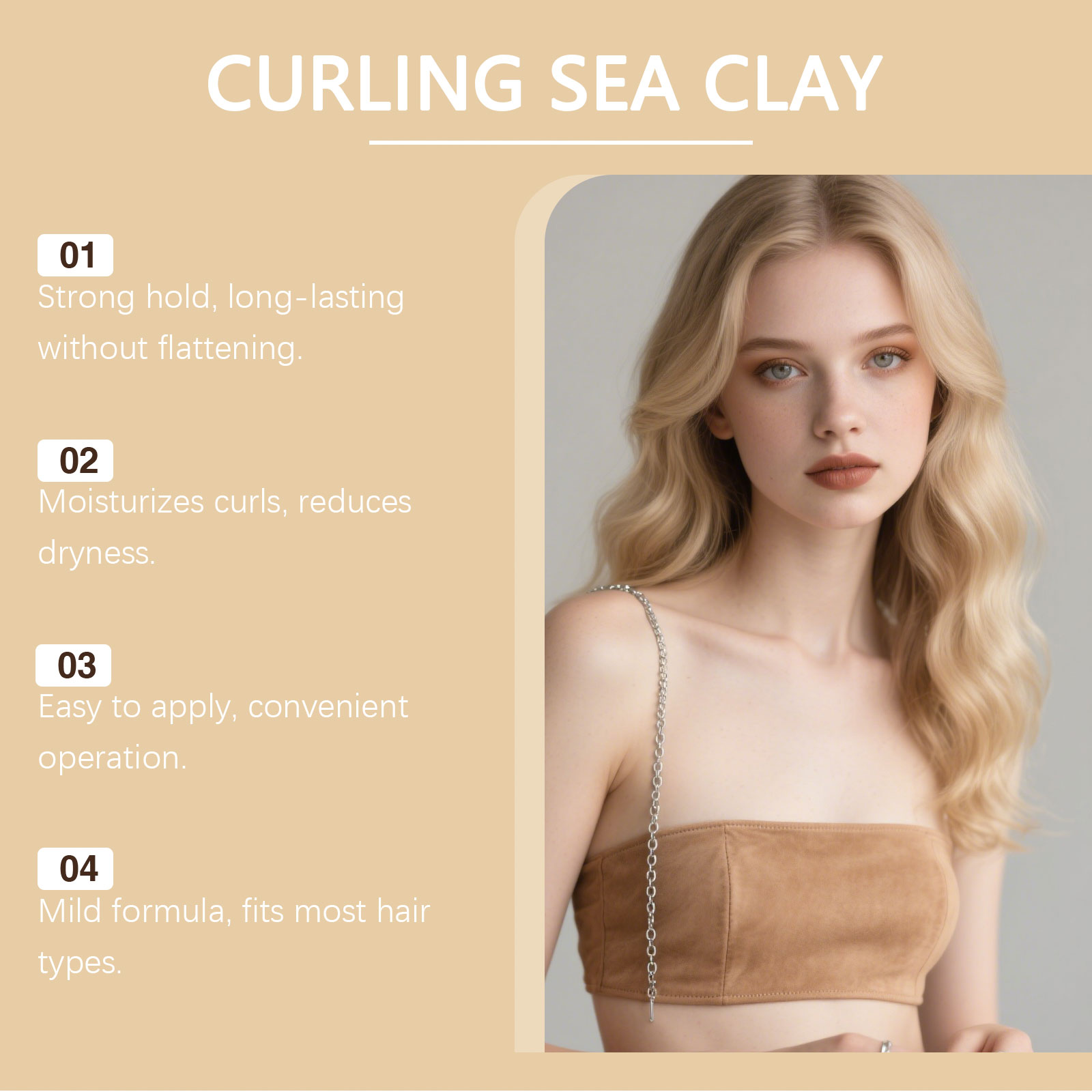 Curly Hair Styling Clay - Flex - Pomade Hair Clay ulasan dan harga