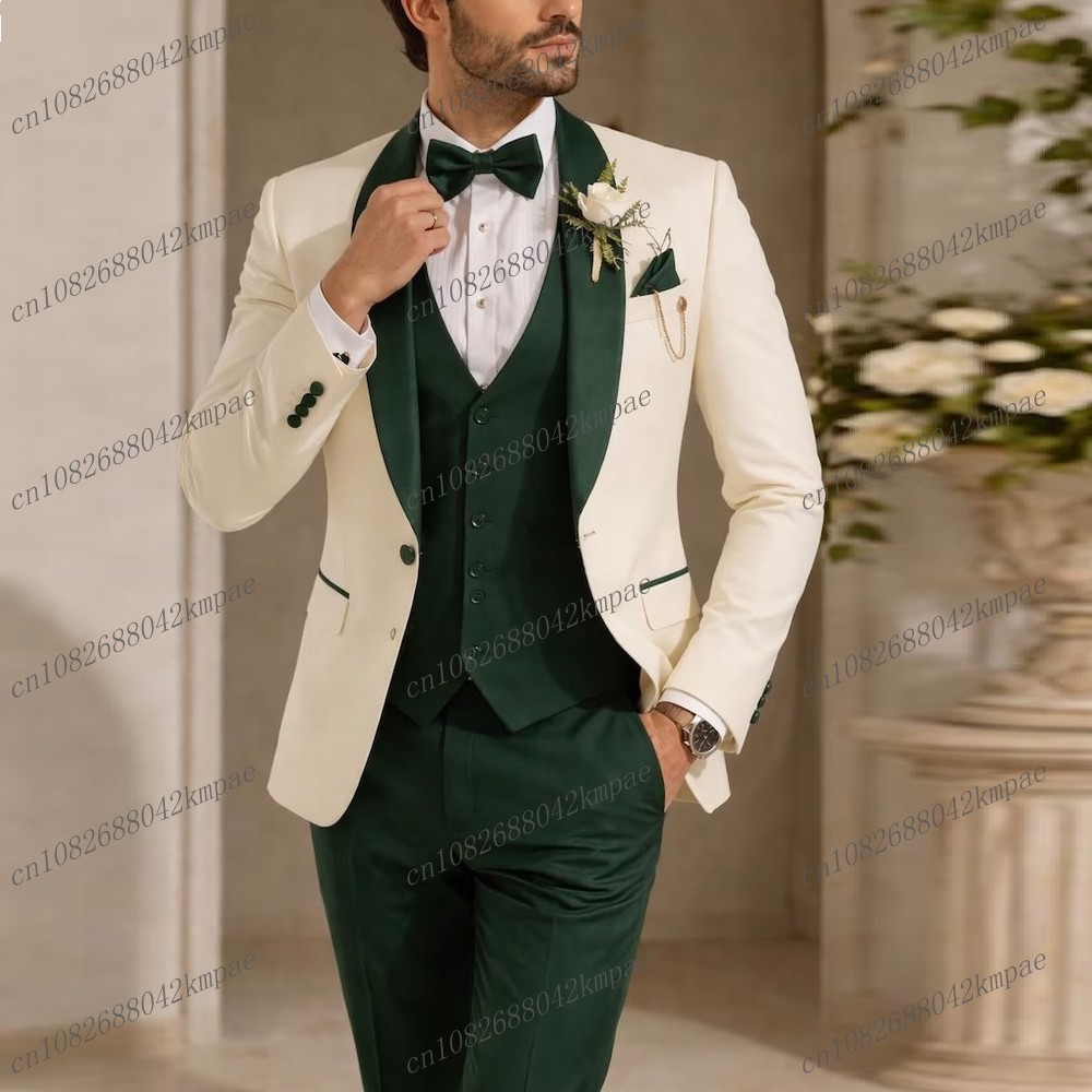 New Ivory And Dark Green Forma - Men Grooming Outfit ulasan dan harga