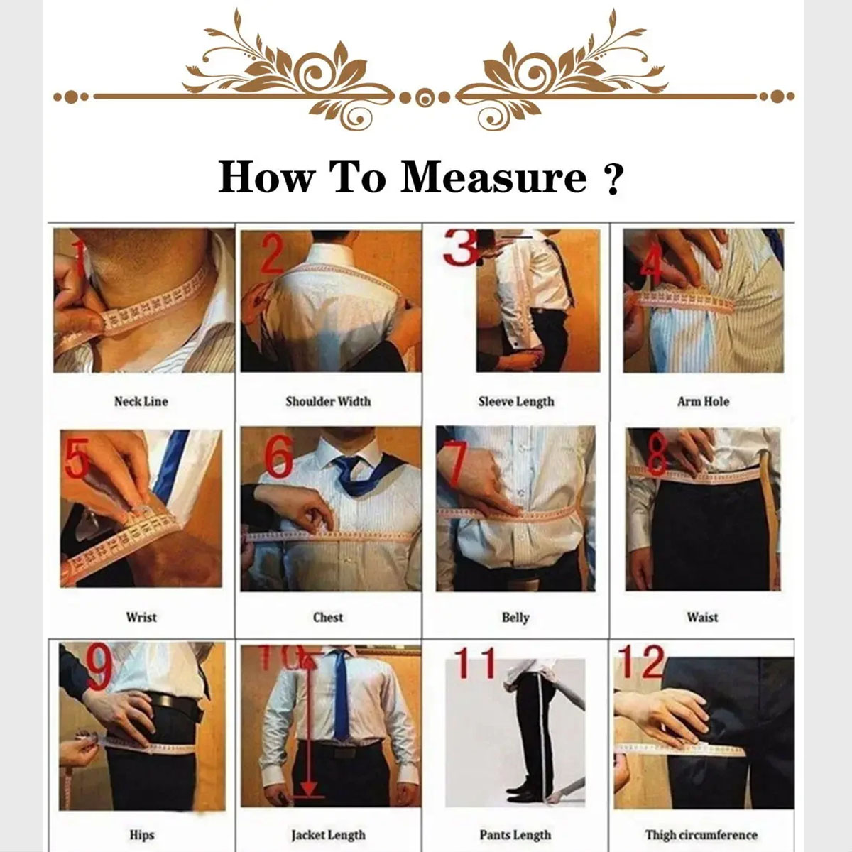 Customized Luxury Metal Embell - Men Grooming Outfit ulasan dan harga