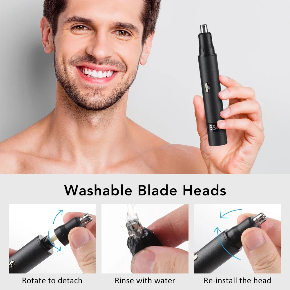 Nose Hair Trimmer for Men 3 in - Mens Grooming Box ulasan dan harga