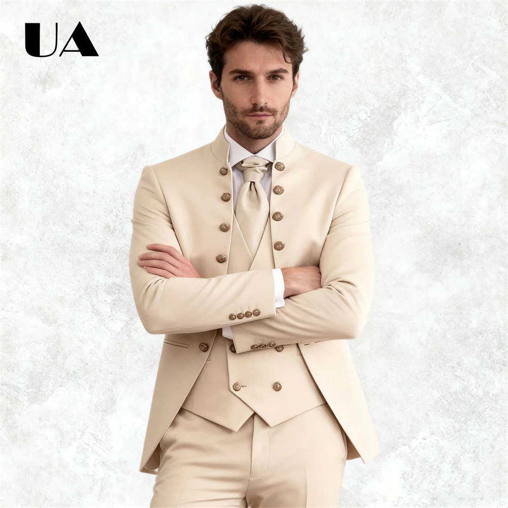 Wedding Groom Suit for Men, Af - Men Grooming Outfit ulasan dan harga
