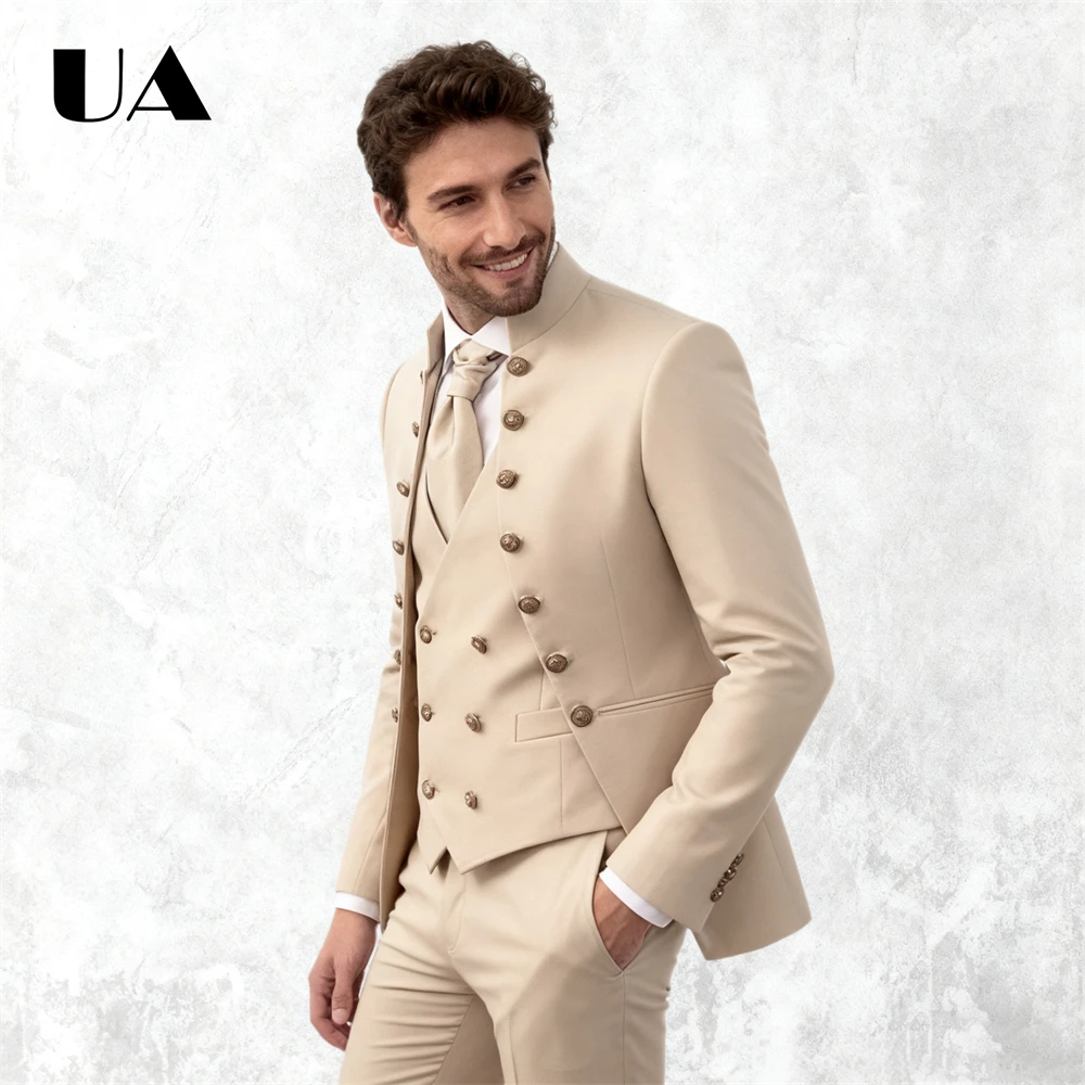 Wedding Groom Suit for Men, Af - Men Grooming Outfit ulasan dan harga