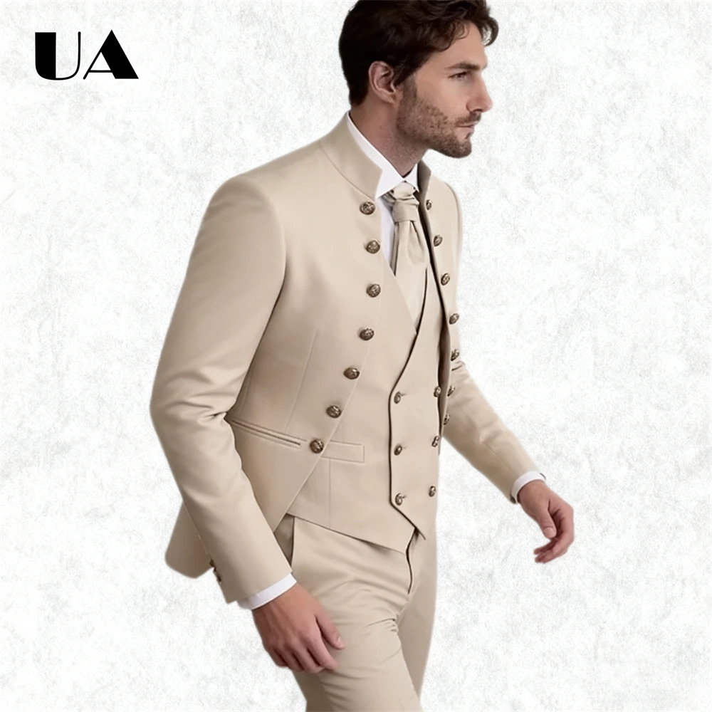 Wedding Groom Suit for Men, Af - Men Grooming Outfit ulasan dan harga