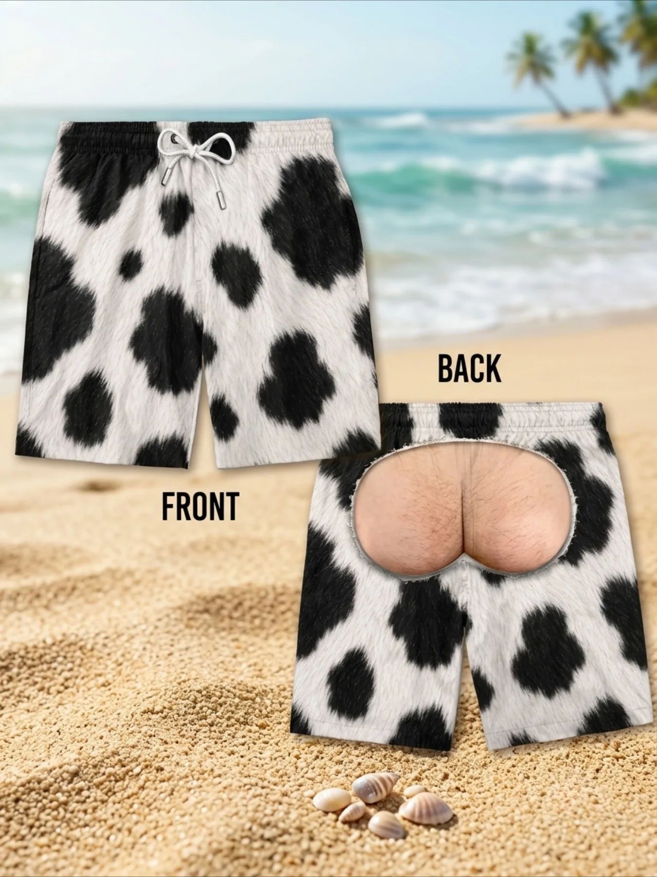 Men Hawaiian Fun Hip Print Swi - Men'S Grooming Product ulasan dan harga