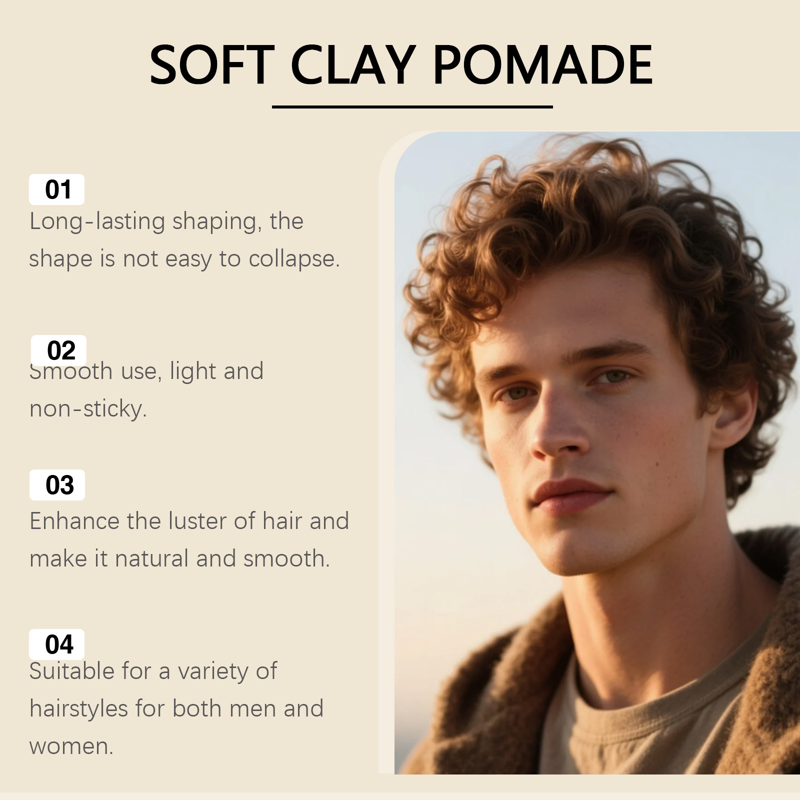 Original Hair Wax Long-Lasting - Pomade Hair Clay ulasan dan harga