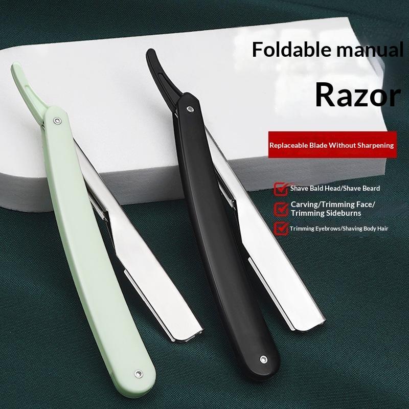 Manual Shaver for Men Stainles - Men'S Grooming Barbershop ulasan dan harga
