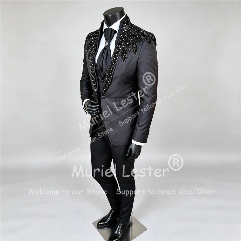 Italian Design Men Suits Set F - Men Grooming Outfit ulasan dan harga