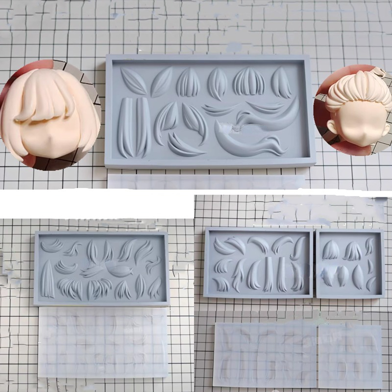 Hair Silicone Mold 3.5cm Face  - Pomade Hair Clay ulasan dan harga